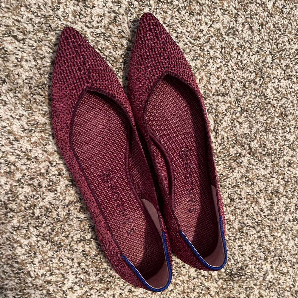 Rothy's Fig Python Points Size 10.5